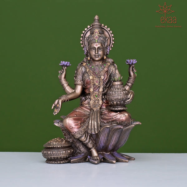 Bonded Bronze Lakshmi Goddess Statue