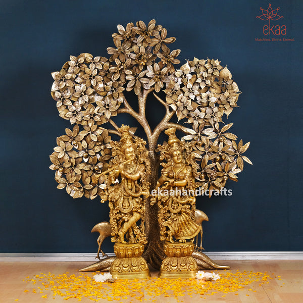 48" Brass Tree of life Wall Mounted