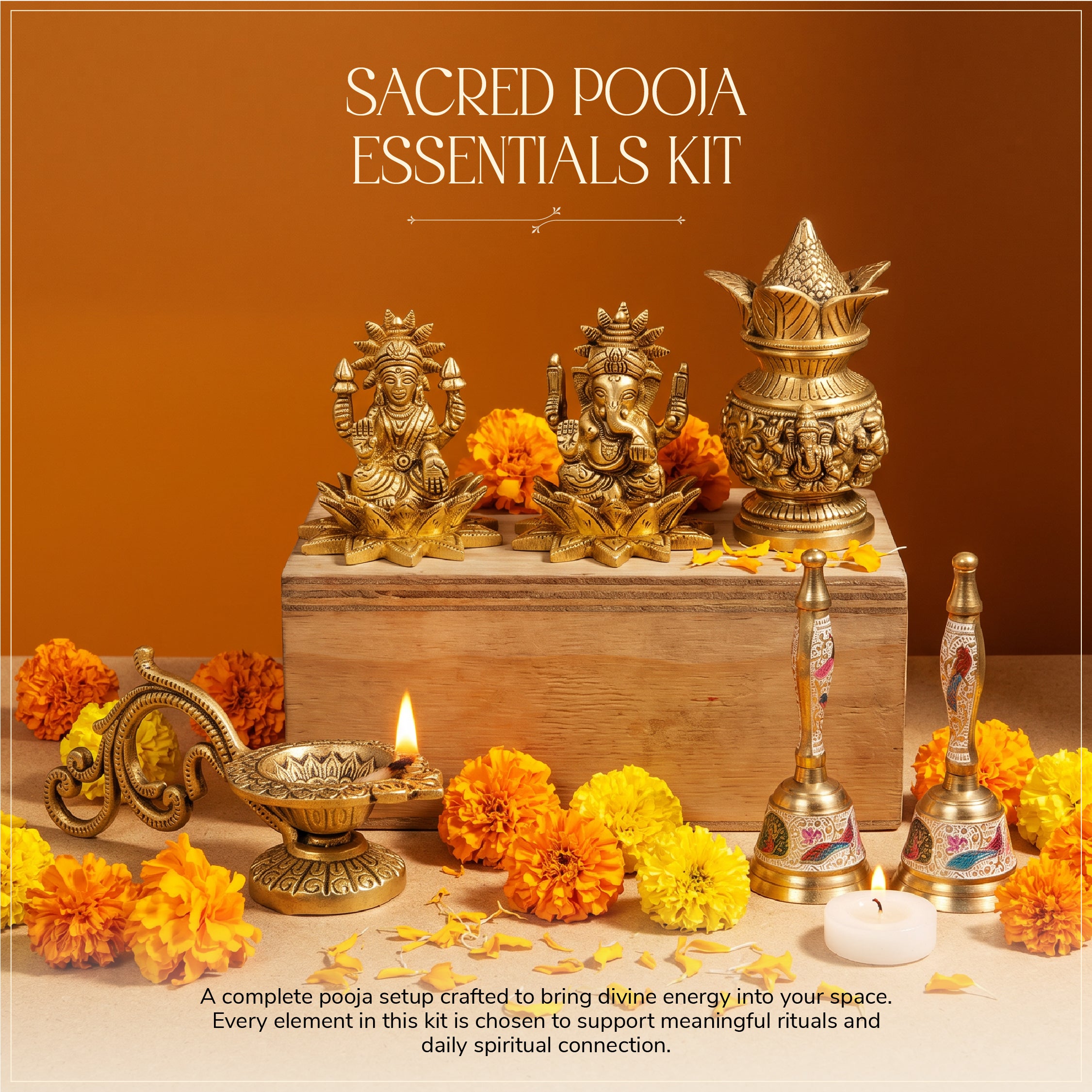 Sacred Pooja Essentials Kit – Ekaa Handicrafts