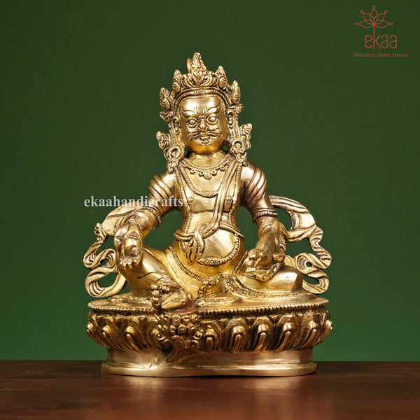 8.5" Brass Lord Kuber Statue