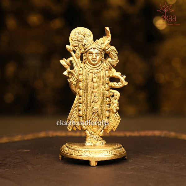 Brass Shreenath Ji Statue for Home