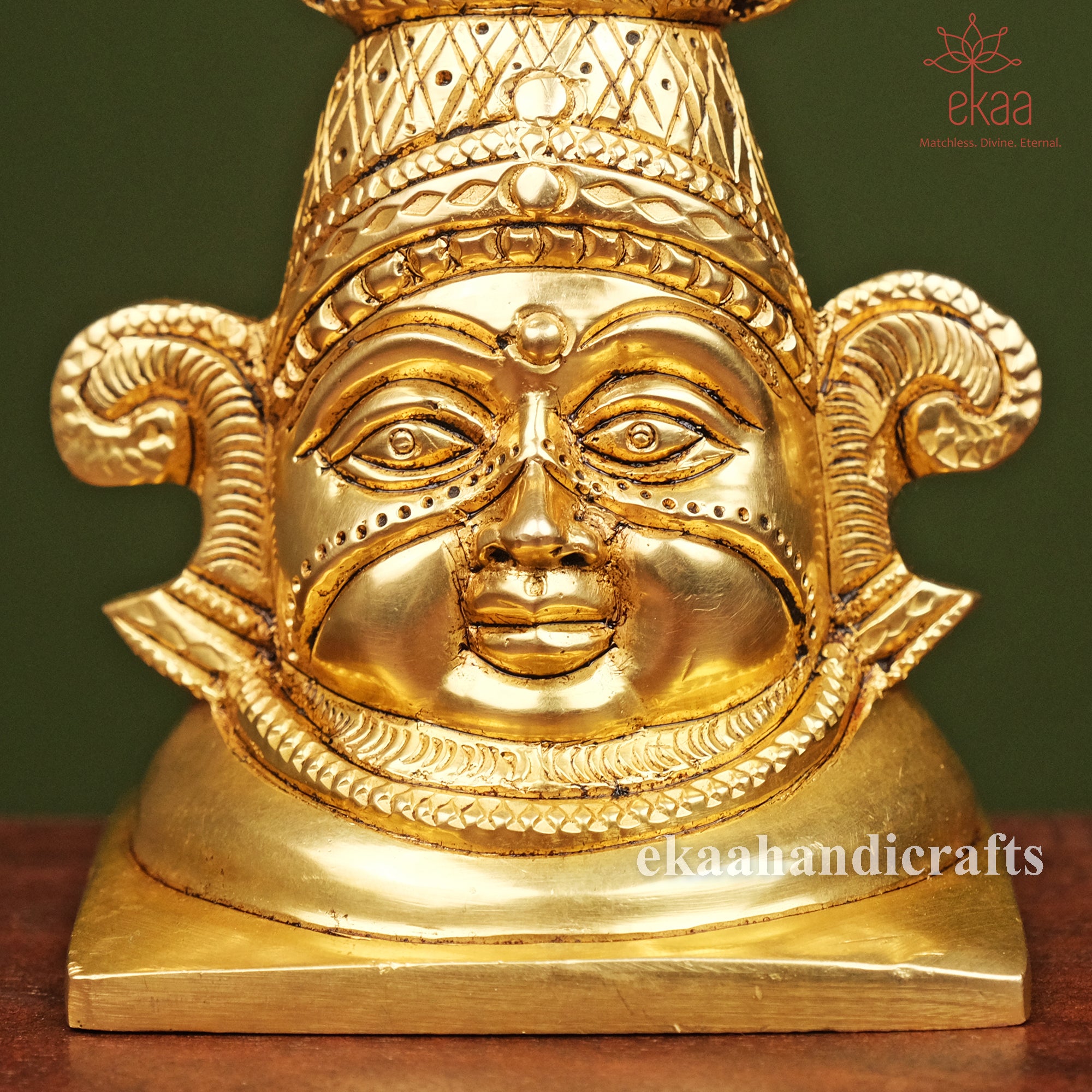 Brass Khatu Shyam Ji Statue Ekaa Handicrafts 8116