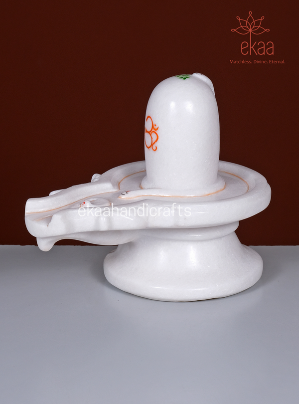 Shivling in Marble- Shiv Lingam Sculpture