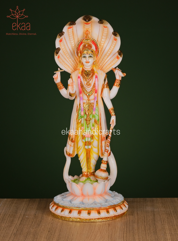 Lakshmi Narayan Statue in Culture Marble