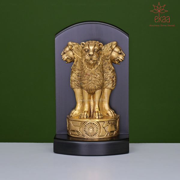 Brass Ashoka Stambh Emblem Memento Sculpture
