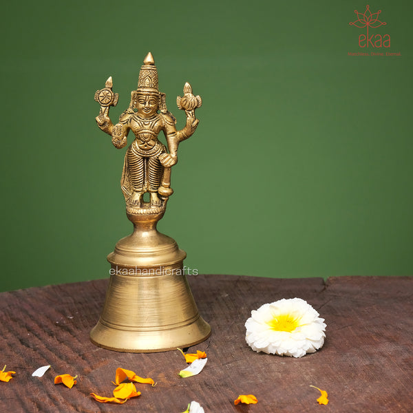 Brass Lord Vishnu Hand Bell