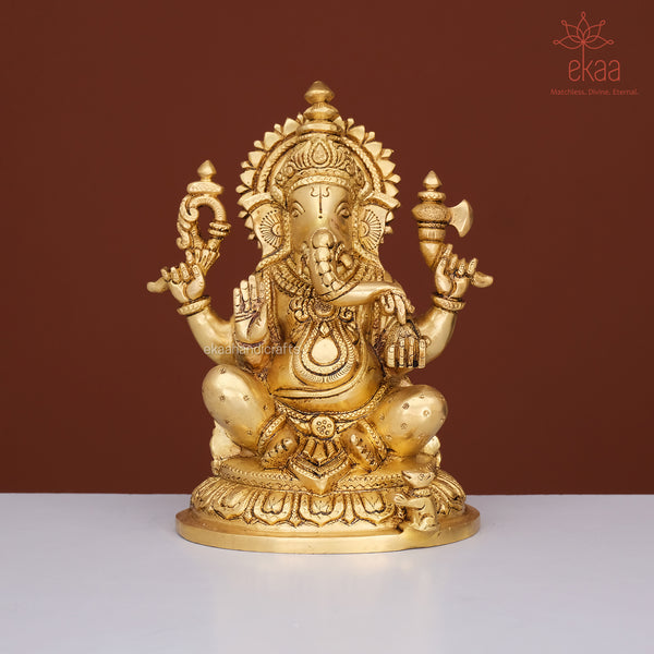 Lord Ganesha Statue in Brass