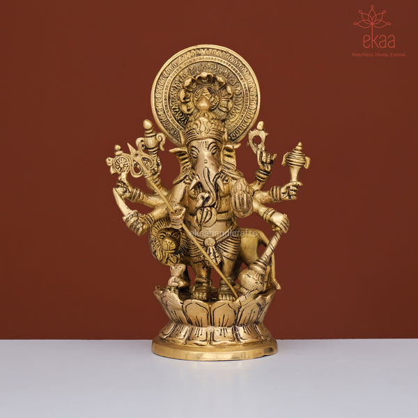 Drishti Ganesha statue in Brass