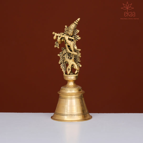 Krishna Bell in Brass