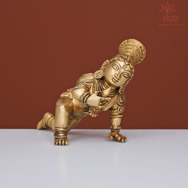 Brass Bal Krishna Statue