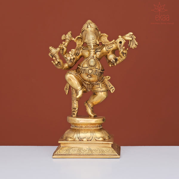 Dancing Lord Ganesha Statue