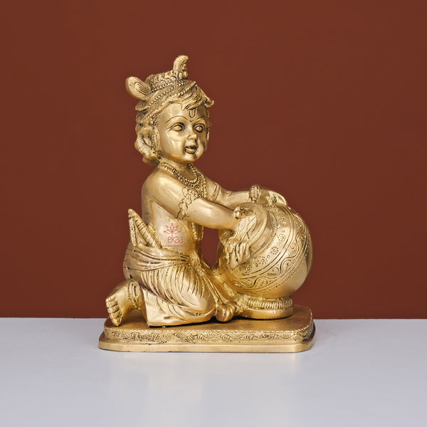 Bal Krishna Statue in Brass