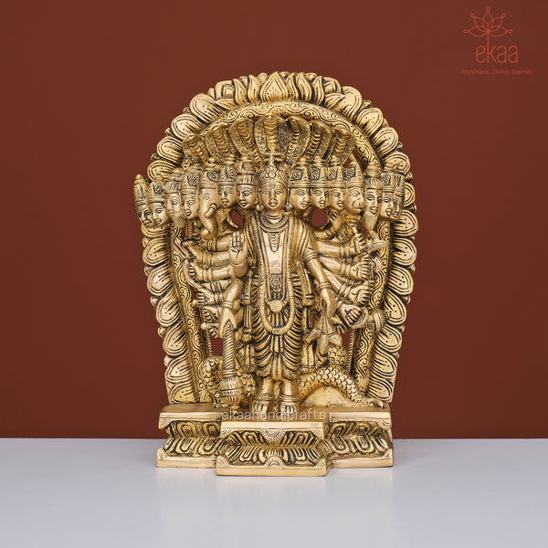 Brass Vishnu Dasavtar Statue