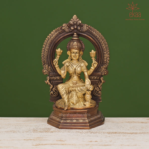 Goddess Lakshmi Statue in Brass