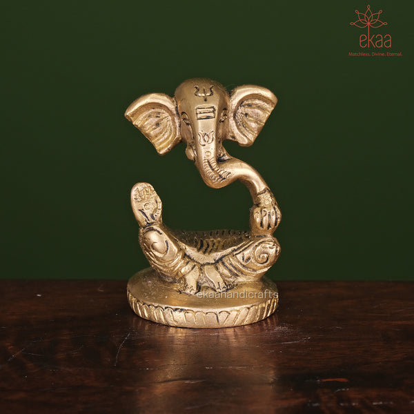 Brass Lord Ganesha Statue