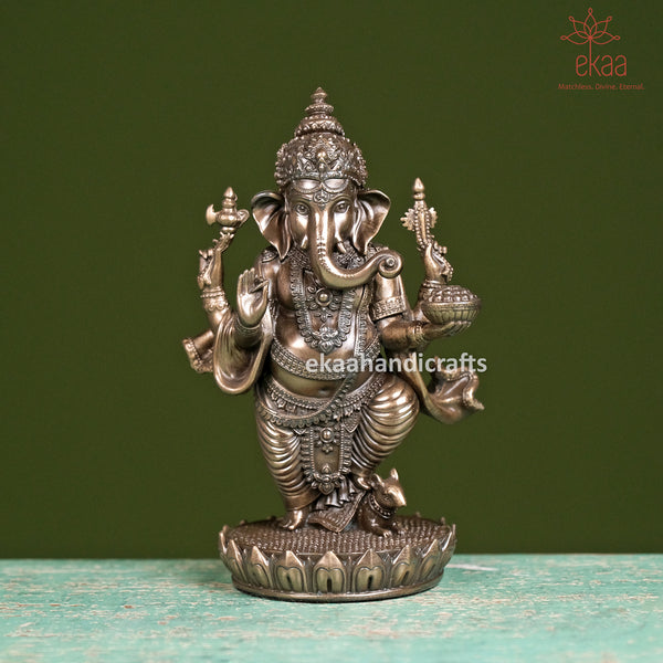 Bonded Bronze Lord Ganesha Murti