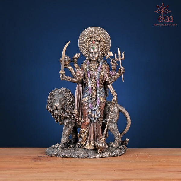 Durga Statue with Lion