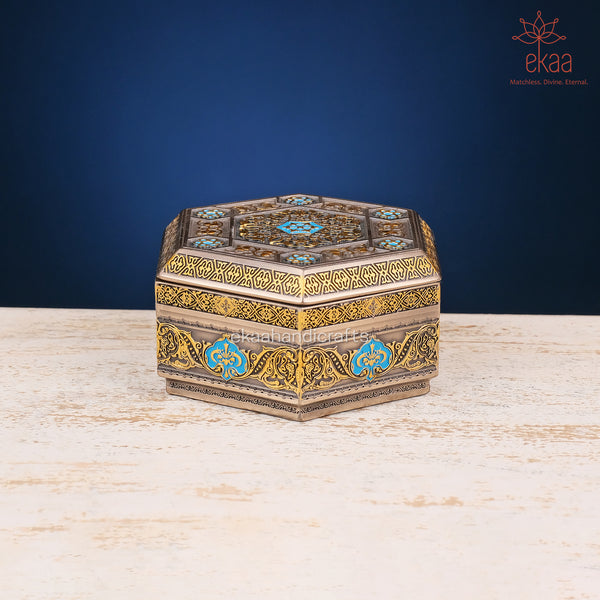 Turquoise Engraved Box