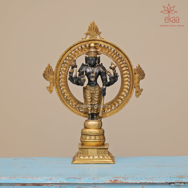 Brass Lord Vishnu Statue