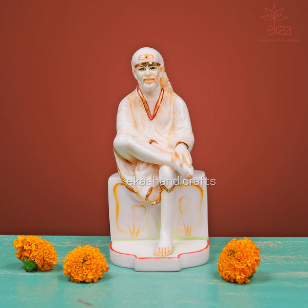 Shirdi Sai Baba Idol in Culture Marble