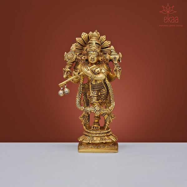 Krishna Statue with 4 Hands