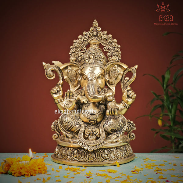 Lord Ganesha Statue Astha Vinayak for Temple Pooja