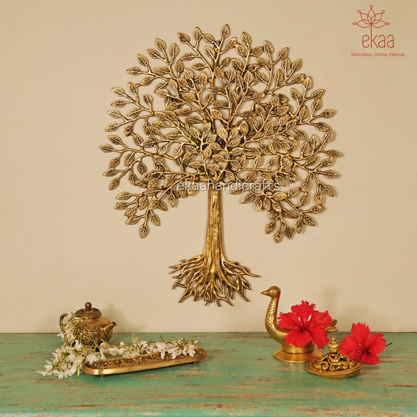 Brass Tree of life Wall Hanging