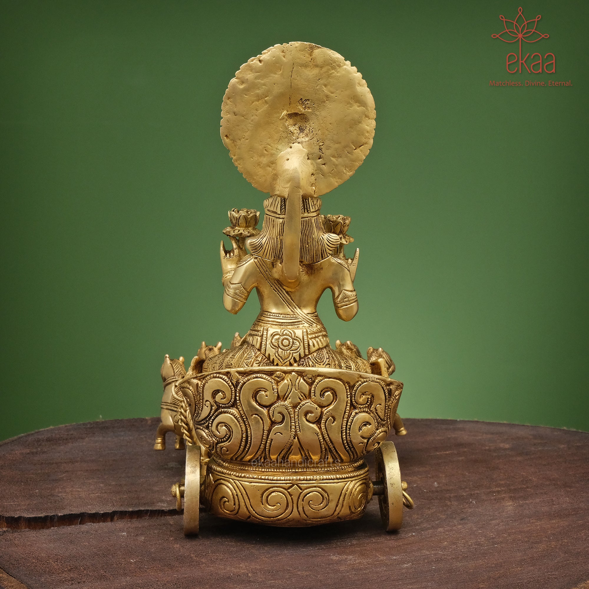 Surya Rath Graphics Brass Sun Chariot with 7 Horse, Lord Surya Rath – Ekaa Handicrafts